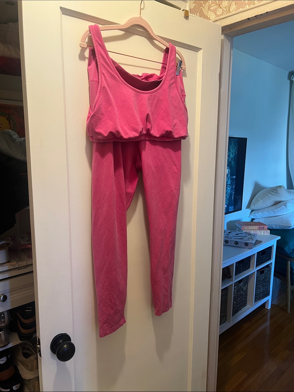 ***WORN ONCE*** Old Navy power chill Pink set